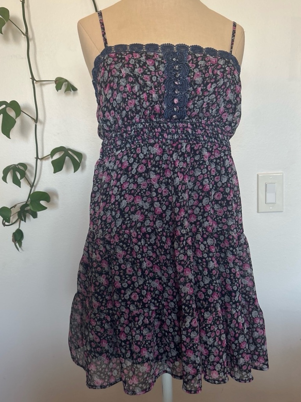 Yag Junior Floral Summer Dress M. Like New